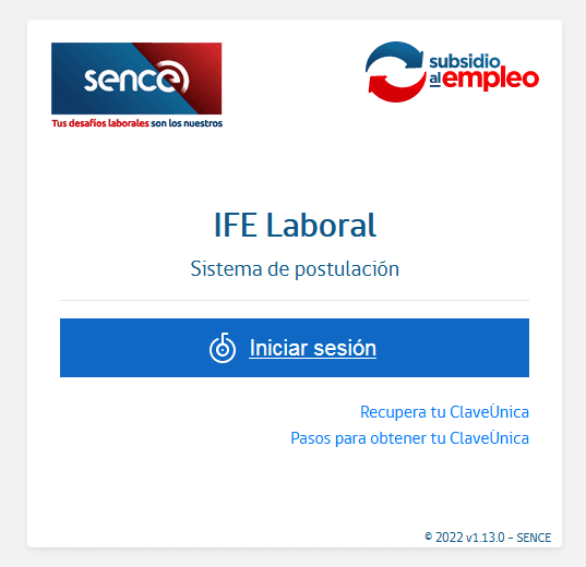 IFE LABORAL: Postulaciones