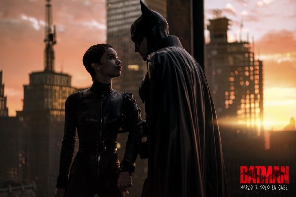 Cada escena de Catwoman y Batman es un deleite por la complicidad de Kravitz y Pattinson en pantalla. (Foto: Warner México)