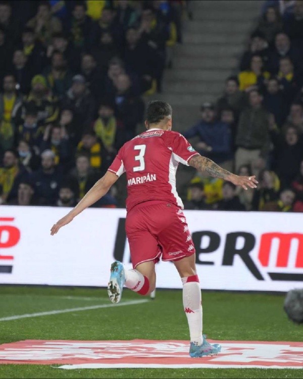 Guillermo Maripán marcó un muy buen gol de cabeza. (Foto: Mónaco)