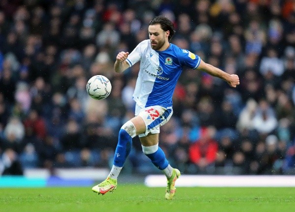 BLACKBURN, ENGLAND - DECEMBER 04: Blackburn Rovers' Ben Brereton during the Sky Bet Championship match between Blackburn Rovers and Preston North End at Ewood Park on December 4, 2021 in Blackburn, England. (Photo by Rich Linley - CameraSport via Getty Images)-Not Released (NR) World Copyright © 2021 CameraSport. All rights reserved. For editorial use only. Contact CameraSport direct for any other use. All usage chargeable