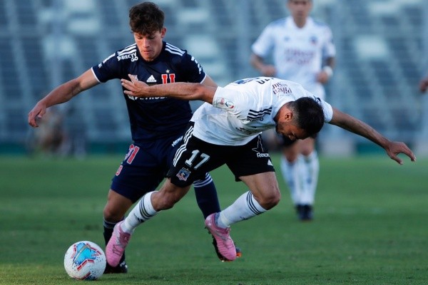 Gabriel Suazo confía en estirar el invicto de Colo Colo en el Monumental ante la U este domingo. Foto: Agencia Uno