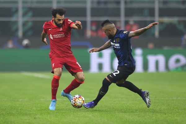 Arturo Vidal será titular este martes en el Inter de Milán para buscar la hazaña ante el Liverpool. Foto: Getty Images