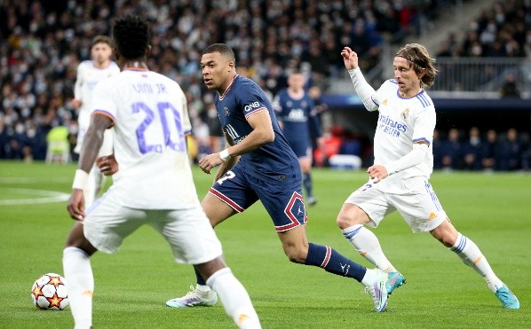 Kylian Mbappé marcó dos goles en la serie ante Real Madrid. (Foto: Getty Images)