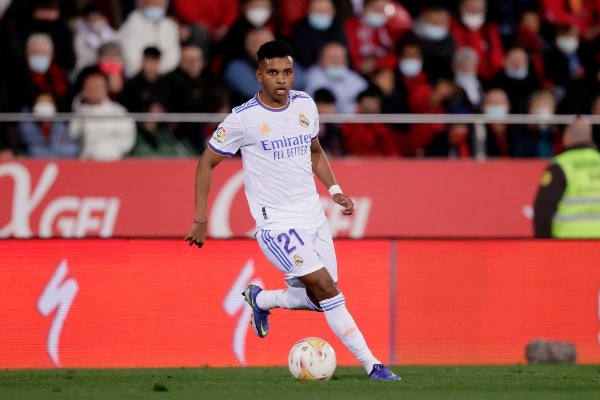 Rodrygo no pudo terminar el partido (Getty)