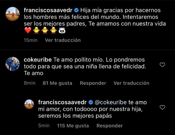 Pancho Saavedra sorprende al presentar a su hija.(2)