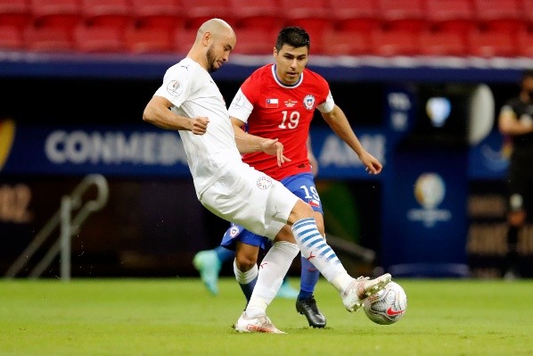 Tomás Alarcón jugó en el partido ante Paraguay por la Copa América de Brasil 2021. (Foto: Agencia Uno)
