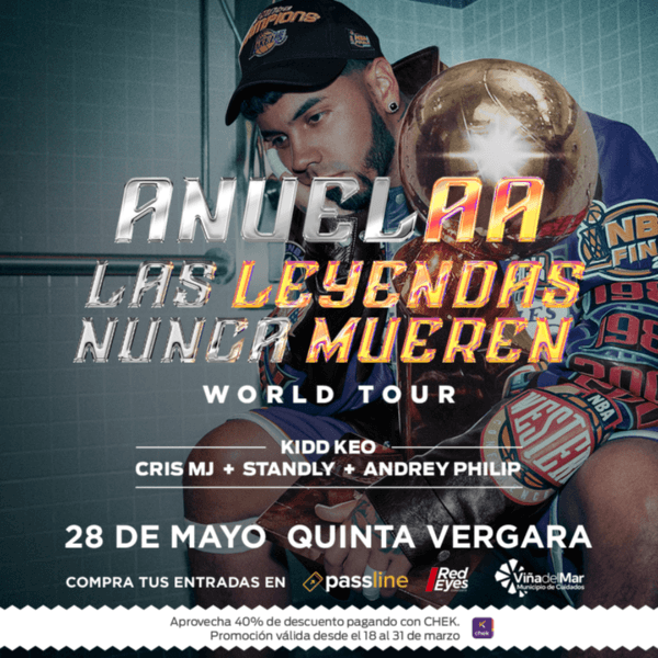 ¿Cuándo es el show de Anuel AA en Chile?(1)