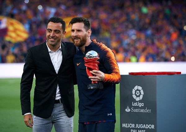 Xavi Hernández y Lionel Messi ganaron de todo junto en Barcelona. (Foto: Getty Images)