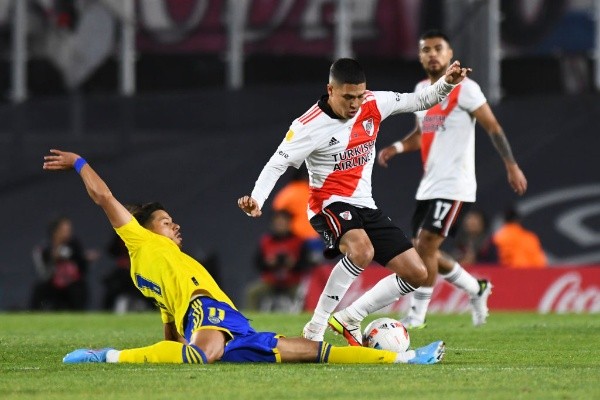 Gol de Boca Juniors a River Plate de Paulo Díaz. (Foto: Getty Images)