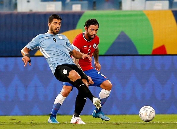 Luis Suárez palpitó los duelos ante Perú y Chile en las eliminatorias. Foto: Getty Images