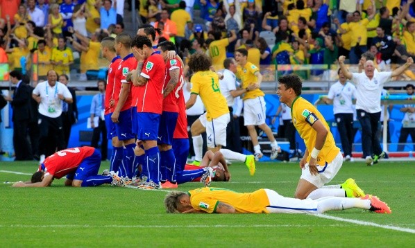 Chile perdió en penales contra Brasil en 2014.