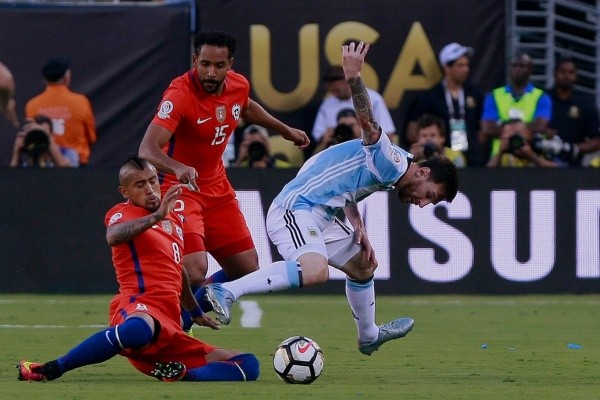 En Argentina se armó una rivalidad grande con Chile luego de las finales de Copa América (Agencia Uno)