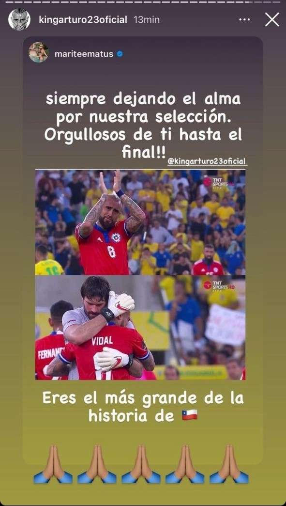 Marité y el King tienen una gran amistad pese a estar separados.