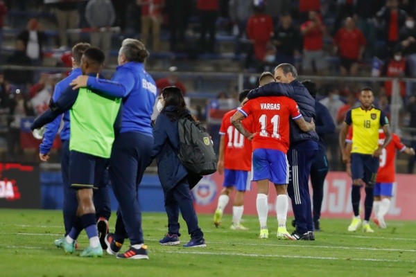 La selección espera vencer a Uruguay el martes 29 en su regreso a San Carlos para seguir con la ilusión de alcanzar el puesto de repechaje. (Foto: Agencia Uno)