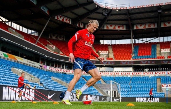 Haaland sigue aumentando sus buenos números en su carrera. (Foto:@fotballandslaget)