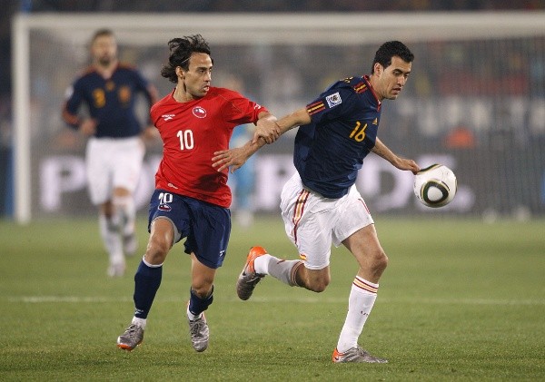 Chile cayó 2-1 con España pero clasificó en su grupo. (Foto: Getty Images)