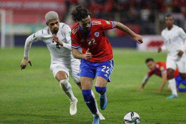 Ben Brereton no pudo lucir con su familia en la tribuna de San Carlos de Apoquindo.