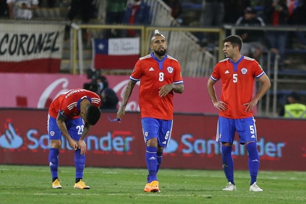La selección chilena se quedó sin Mundial por segunda ocasión consecutiva. (Foto: Agencia Uno)