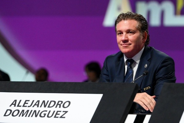 Alejandro Domínguez estará en Conmebol hasta 2027. (Foto: Getty Images)