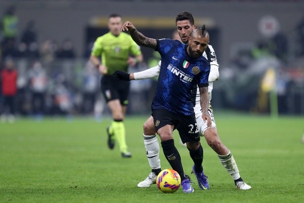Arturo Vidal se perfila como titular esta tarde ante la Juventus. El King espera para estar desde el arranque en el clásico italiano. Foto: Getty Images