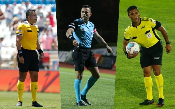 Julio Bascuñán, Piero Maza y Nicolás Gamboa fueron solo algunos de los árbitros que perdieron su puesto recientemente. (Foto: Agencia Uno)