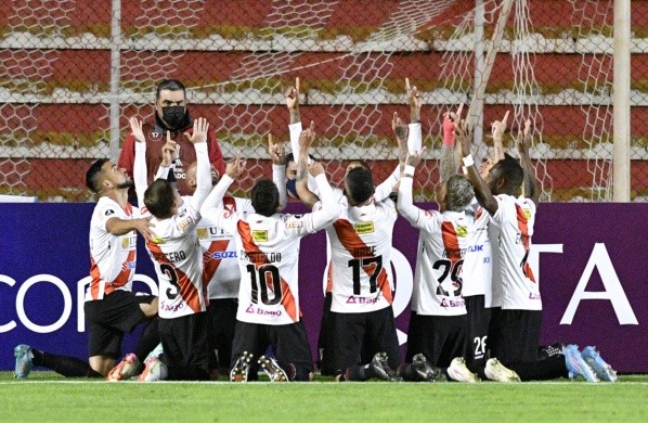 La celebración del Always Ready. Foto: @Libertadores.