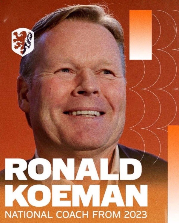 Koeman presentado como el próximo DT de Países Bajos (Twitter)