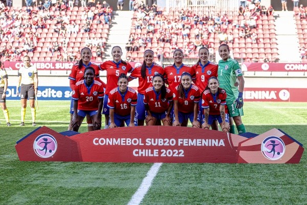 XI de la Roja Femenina Sub 20. (Foto: Conmebol)