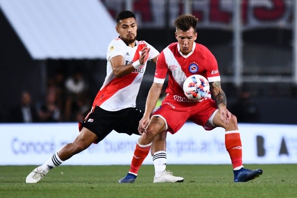 Paulo Díaz puede ser el lateral derecho de River Plate ante Colo Colo. Foto: Getty Images