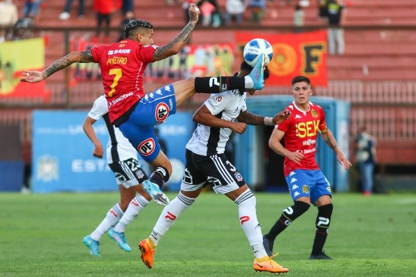 Gutiérrez mostró fiereza ante Unión Española en la marca (Agencia Uno)