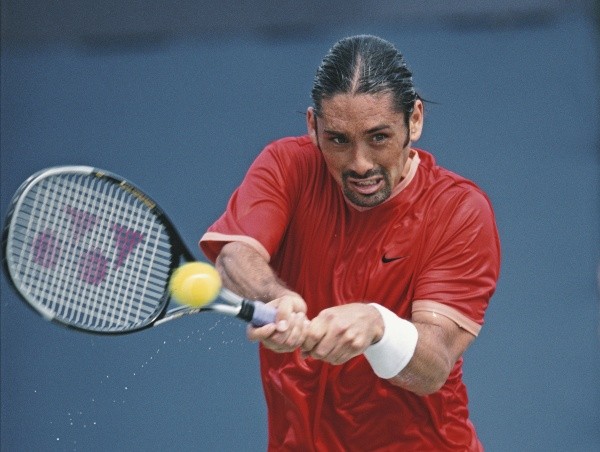 Marcelo Ríos, a sus 46 años, quiere ser el jugador de más edad en ganar un torneo profesional. | Foto: Getty Images