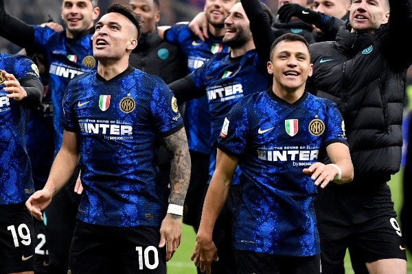 Lautaro Martínez y Alexis Sánchez pierden terreno en el ataque del Inter de Milán, avisan en Italia. Foto: Getty Images