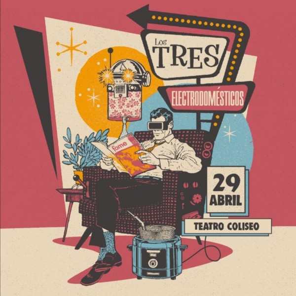 Los Tres y Electrodomésticos tendrán show conjunto