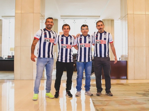 Pérez, Martel, Huerta y Pinto visitaron a Alianza Lima (Foto: Alianza Lima)
