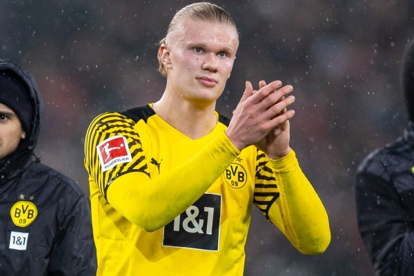 Erling Haaland está disputando su última temporada en Borussia Dortmund. (Foto: Getty Images)