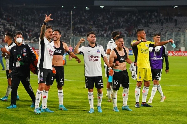 Brayan Cortés y Colo Colo festejan el triunfo contra Alianza Lima. (Foto: Guille Salazar/RedGol)