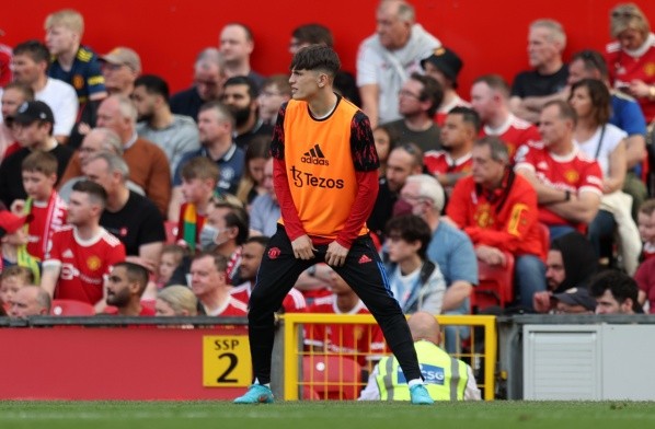 Alejandro Garnacho ya cuenta en el primer equipo del Manchester United. (Foto: Getty Images)
