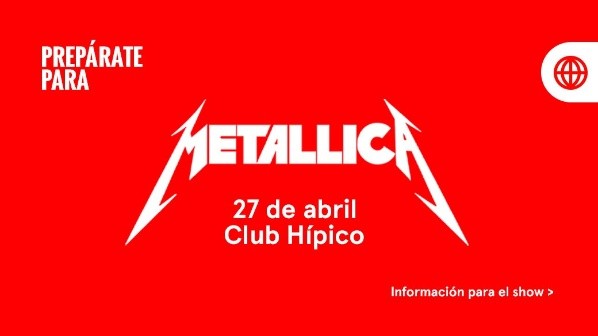 Metallica en Chile: Todo lo que necesitas saber para el show en Santiago.(Foto: DG Medios)