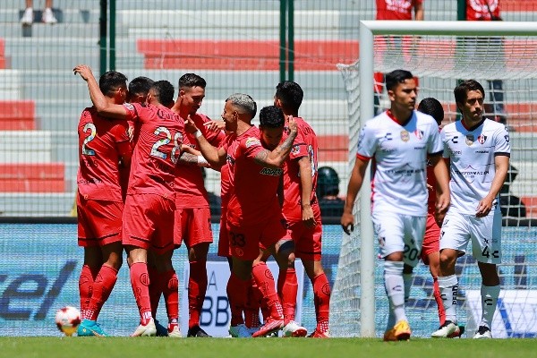 Valber Huerta abrió la cuenta pero Toluca no aguantó la ventaja. (Foto: Getty Images)
