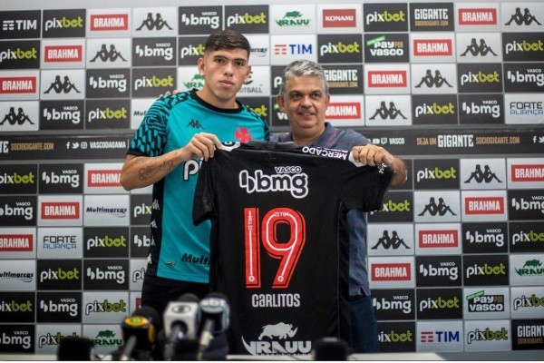 La Joya fue presentado como estrella en Vasco da Gama y su llegada tiene ilusionados a los hinchas. (Foto: Vasco da Gama)