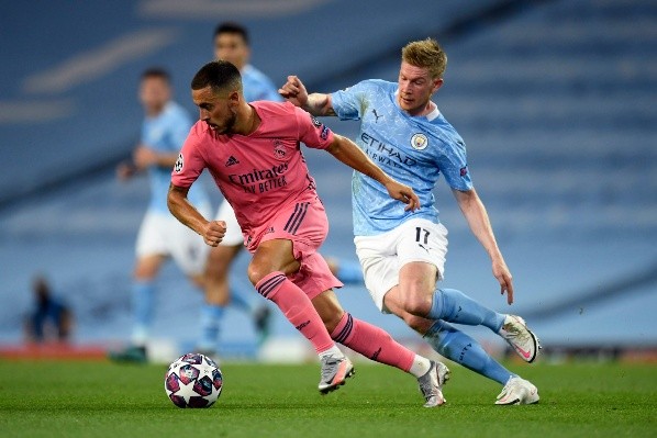 Manchester City y Real Madrid se miden en un partidazo por las semifinales de la UEFA Champions League. Foto: Getty Images