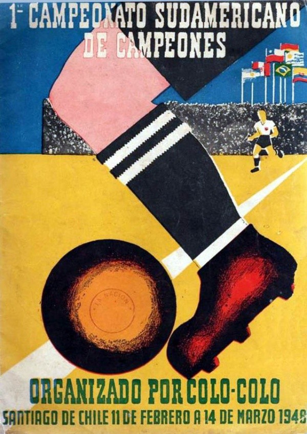El afiche del torneo organizado por Colo Colo en 1948
