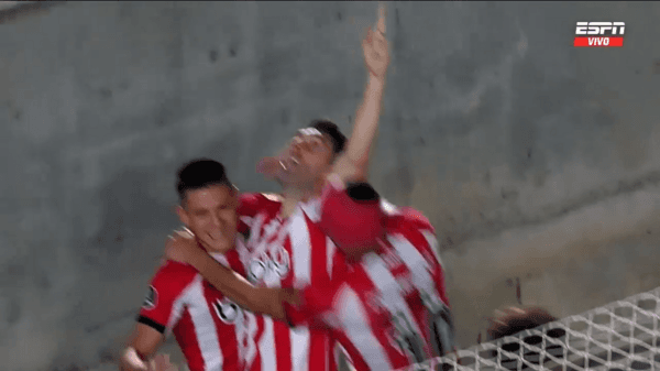 Mauro Boselli se lució con una tremenda definición. (Foto: Captura Espn)