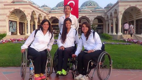 Aguirre en el Mundial de Turquía 2013. (Federación de Tenis de Chile)