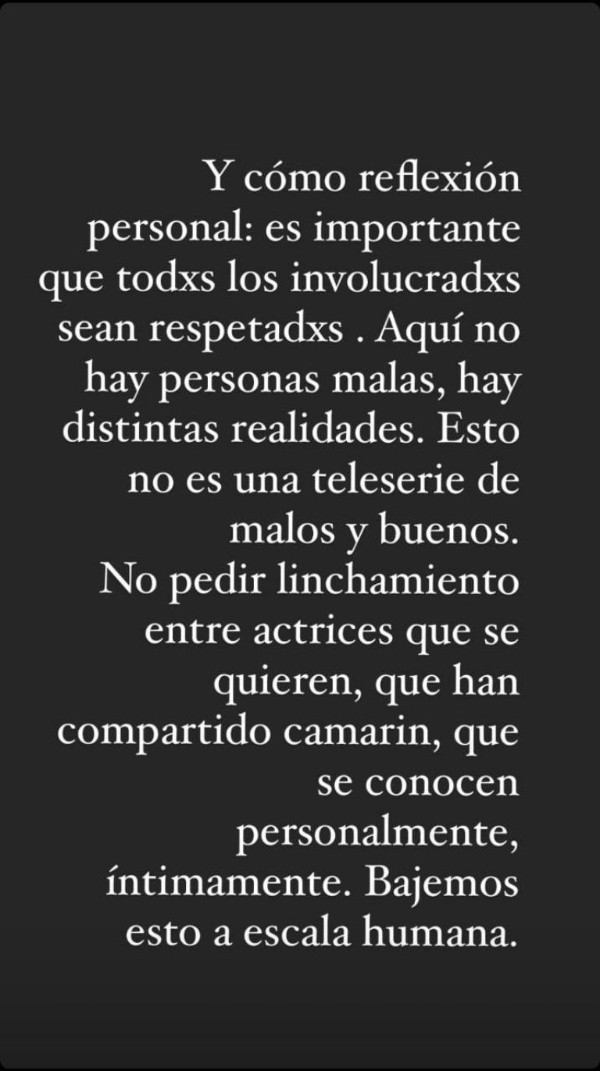 Javiera Díaz de Valdés pide reflexión ante el caso Nicolás López.(Foto: Instagram)