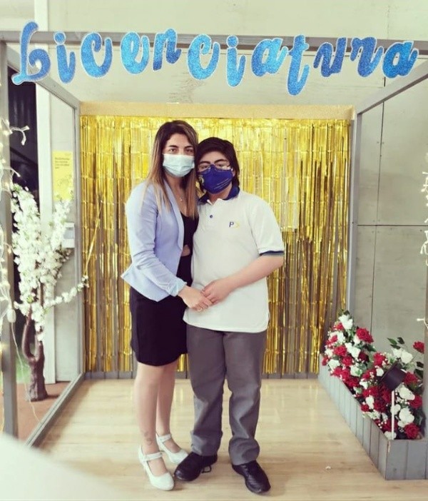 Joaquín tiene 14 años y entró a primero medio este año. (Gentileza Yessenia Jorquera)