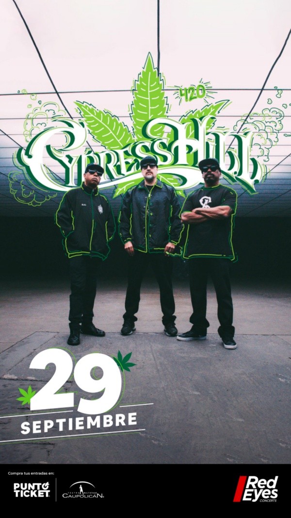 Cypress Hill confirma regreso a Chile.(Foto: RedEyes)