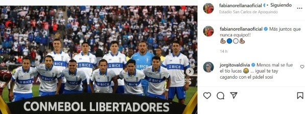 Jorge Valdivia molesta a Cristián Paulucci
