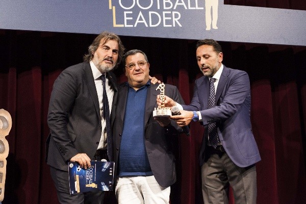 Mino Raiola fue premiado como Líder del Fútbol Internacional en 2018. (Foto: Getty)