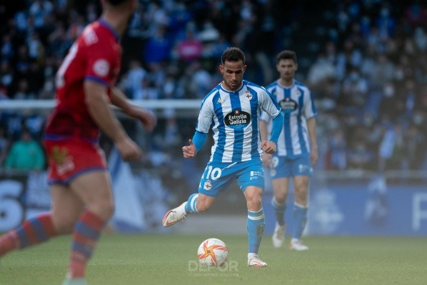 Juan Carlos Menudo deja el Deportivo La Coruña tras mentir sobre su contagio de coronavirus para ir a ver al Betis campeón de Copa del Rey. Foto: Comunicaciones Deportivo La Coruña